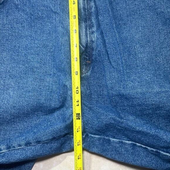 Wrangler Hero Originals Blue Denim Jorts Mens Size 38 Skater Y2K Grunge 606T3SD - Picture 3 of 8